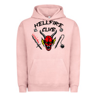Pigment Salmon hellfire club strangerthings Urban Hoodie - baoMotion