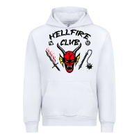White hellfire club strangerthings Urban Hoodie - baoMotion