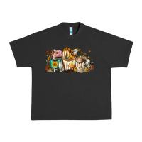 Pigment Black Cows And Coffee Urban Heavy Tee - FaDigitalArtStudio