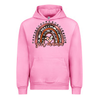 Fuchsia Pink girl mama western leopard rainbow Urban Hoodie - JahusDesignShop