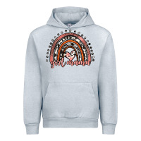 Heather Grey girl mama western leopard rainbow Urban Hoodie - JahusDesignShop