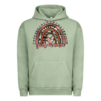 Pigment Oil Green girl mama western leopard rainbow Urban Hoodie - JahusDesignShop