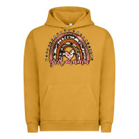 Pigment Peanut Butter girl mama western leopard rainbow Urban Hoodie - JahusDesignShop