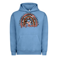 Pigment Pebble Blue girl mama western leopard rainbow Urban Hoodie - JahusDesignShop