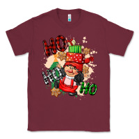 Burgundy ho ho ho girl gnome Classic Tee - CowGirlArtShop