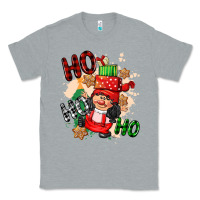 Heather Grey ho ho ho girl gnome Classic Tee - CowGirlArtShop