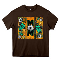 Chocolate Brown soccer mom tumbler Heavy Core Tee - Jasminsmagicworld