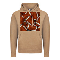 Vintage Coffee american football seamless pattern Vintage Hoodie - BundleAndBundleShop
