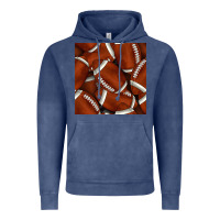 Vintage Denim american football seamless pattern Vintage Hoodie - BundleAndBundleShop