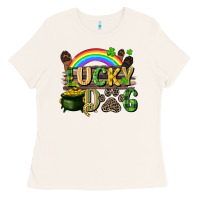Bone Lucky dog St. Patrick's Day Ladies Tee - CowGirlArtShop