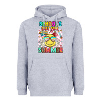Heather Grey school's out for summer Heavyweight Hoodie - JahusDesignShop