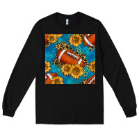 Black american football with leopard Long Sleeve Tee - BundleAndBundleShop