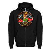 Black race coasters Zipper Hoodie - AdoDesignShop
