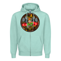 Seafoam race coasters Zipper Hoodie - AdoDesignShop