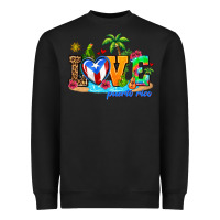 Black love puerto rico Heavyweight Sweatshirt - AdoDesignShop