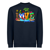 Love Puerto Rico Heavyweight Sweatshirt | Teevron