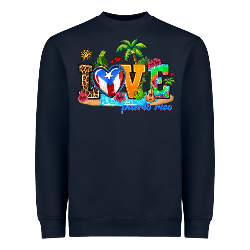 Love Puerto Rico Heavyweight Sweatshirt by AdoDesignShop | Teevron