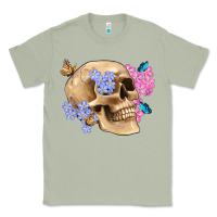 Matcha skull flora butterfly Classic Tee - Artiststas
