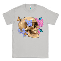 Moon Dust skull flora butterfly Classic Tee - Artiststas