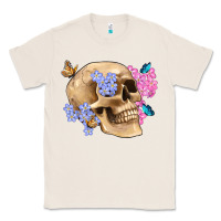 Natural skull flora butterfly Classic Tee - Artiststas