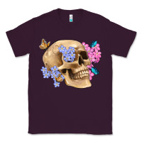 Plum skull flora butterfly Classic Tee - Artiststas