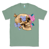 Sage skull flora butterfly Classic Tee - Artiststas