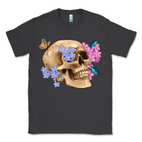 Smoke skull flora butterfly Classic Tee - Artiststas