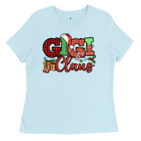 Baby Blue Gigi claus christmas mother's day Ladies Tee - HowdyJamesFarm