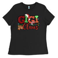Black Gigi claus christmas mother's day Ladies Tee - HowdyJamesFarm