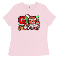 Bubblegum Pink Gigi claus christmas mother's day Ladies Tee - HowdyJamesFarm
