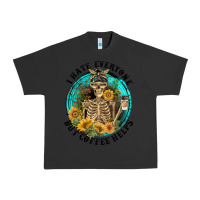 Pigment Black I Hate Everyone But Coffee Helps Urban Heavy Tee - FaDigitalArtStudio