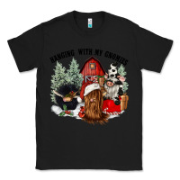 Black hanging with my gnomies Classic Tee - CowGirlArtShop