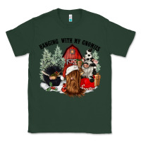 Sports Green hanging with my gnomies Classic Tee - CowGirlArtShop