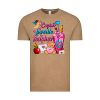 Vintage Coffee Cupid's Favorite Teacher Valentine's Day Frappe Vintage Tee - FaDigitalArtStudio