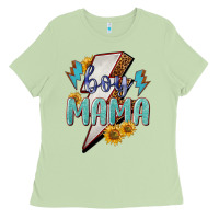 Matcha Boy mama lightning bold mother's day Ladies Tee - HowdyJamesFarm