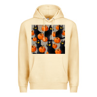 Pina Colada black cat with pumpkins tumbler Premium Hoodie - LillyAllenDesigns