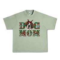 Oil Green Western Christmas Dog Mom St Bernard Urban Heavy Tee - RanaPortraitStore