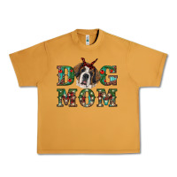 Peanut Butter Western Christmas Dog Mom St Bernard Urban Heavy Tee - RanaPortraitStore