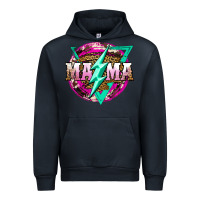 Navy mama life and thunderbolt Urban Hoodie - JahusDesignShop