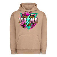 Mama Life And Thunderbolt Urban Hoodie | Teevron