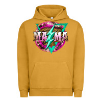 Pigment Peanut Butter mama life and thunderbolt Urban Hoodie - JahusDesignShop