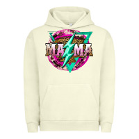 Pigment Pistachio mama life and thunderbolt Urban Hoodie - JahusDesignShop