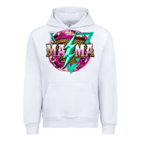 White mama life and thunderbolt Urban Hoodie - JahusDesignShop