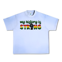 Grape Ice My history is strong Urban Heavy Tee - FaDigitalArtStudio