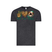 Vintage Black Peace Love Bulldog Vintage Tee - Jasminsmagicworld