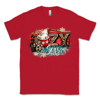 Red cozy season Classic Tee - CowGirlArtShop