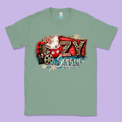 Cozy Season Classic Tee Designed By Cowgirlartshop