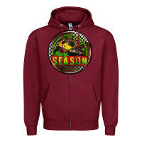 Burgundy race coasters Zipper Hoodie - AdoDesignShop