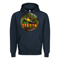 Navy race coasters Zipper Hoodie - AdoDesignShop