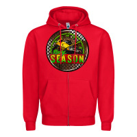 Red race coasters Zipper Hoodie - AdoDesignShop